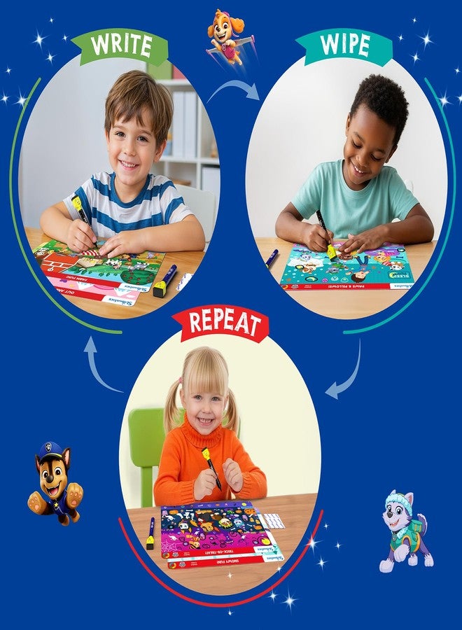 سكيلماتيكس لعبة سكيلماتيكس التعليمية للبحث عن باو باترول - أنشطة تعليمية قابلة لإعادة الاستخدام لمرحلة ما قبل المدرسة، مثالية للأطفال الصغار والأطفال الذين يحبون الألعاب والفنون والحرف اليدوية، هدايا للأولاد والبنات من سن 3 و4 و5 و6 سنوات - Image 5